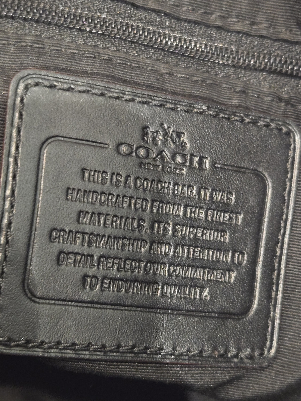 Coach Signature Small Kelsey Satchel Handbag Canvas Gray Black Purse Top Handles - Picture 14 of 16